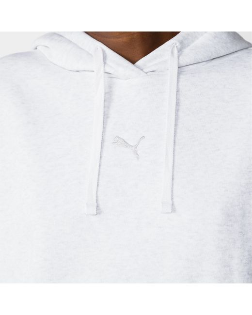 PUMA White Essentials Oversized Hoodie