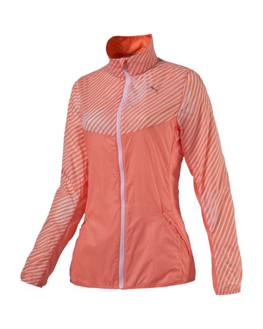 PUMA Red Graphic Woven Jacket