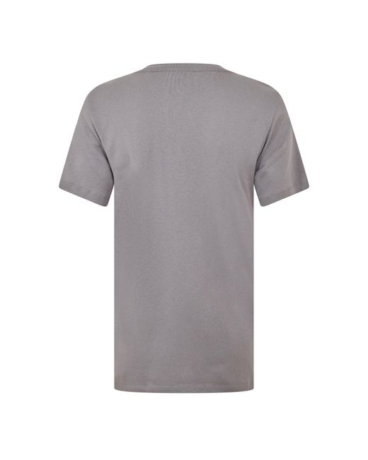 Boss Gray Tales T-Shirt With Logo Patch Premium Cotton for men