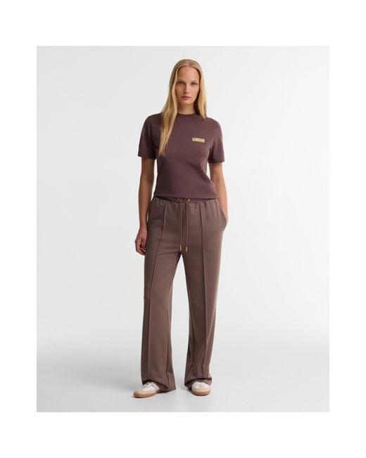 Barbour Purple B.Int Colletta Ss T Ld64
