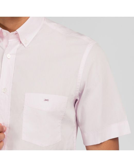Eden Park White Plain Shirt for men