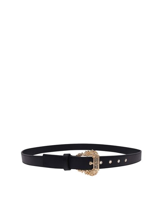 Versace Jeans Couture Blue Donna Buckle Belt