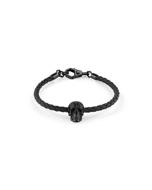 Philipp Plein Black Skull Bracelet