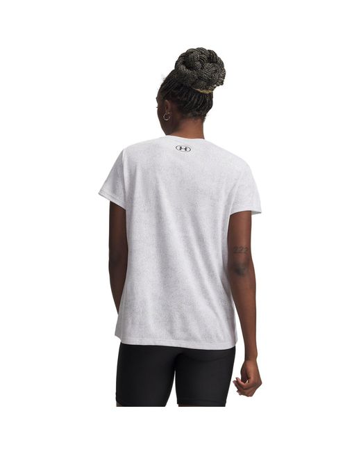 Under Armour Gray Tech Texture Short Sleeve Performance Gym Top