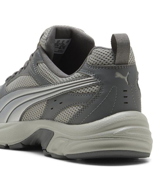 PUMA Gray Milenio Tech Lt Runners for men