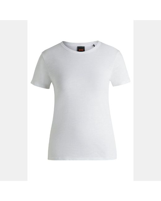 Boss White C Elsa Regular-Fit T-Shirt