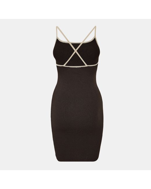 Jack Wills Black Stitch Mini Knitted Jumper Dress