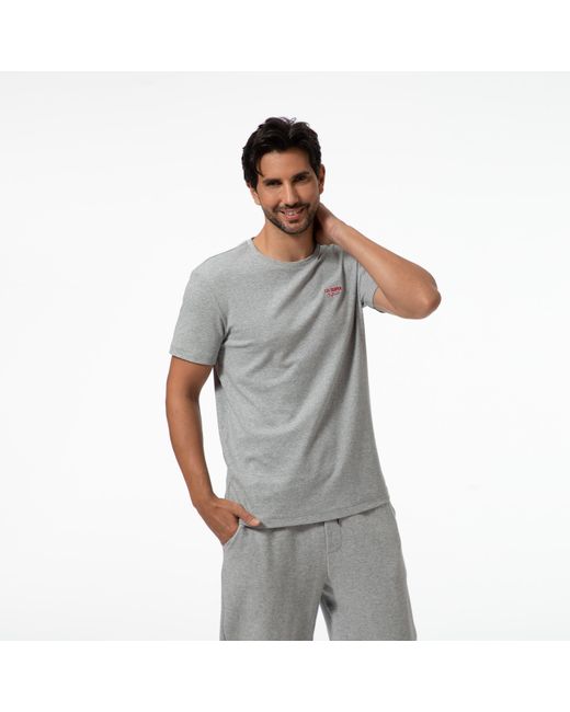Lee Cooper Gray Regular Fit T-Shirt for men