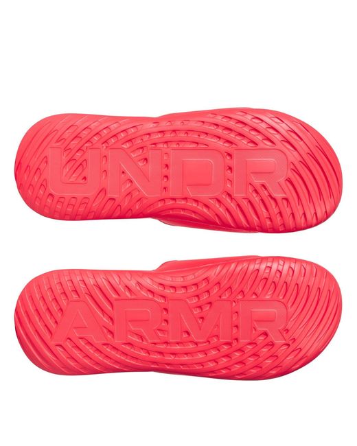 Under Armour Pink Ua Ignite Select Open Toe Slides for men