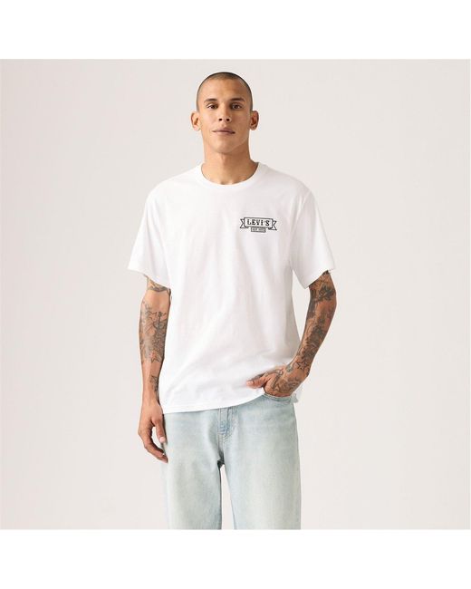 Levi's White Icon T-Shirt for men