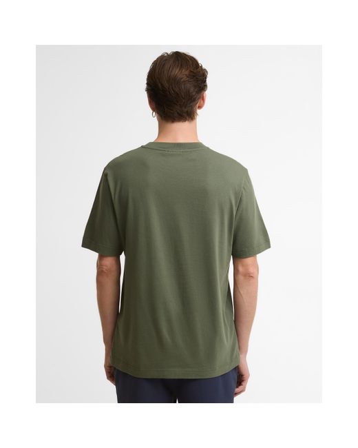 Barbour Green T-Shirt for men
