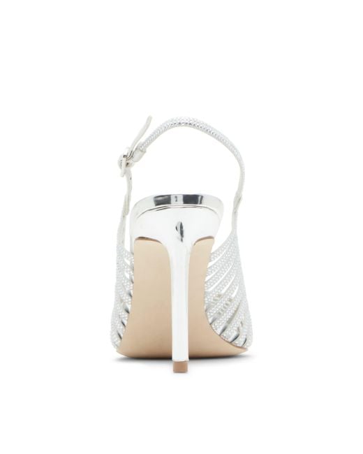Steve Madden White Carleigh Heeled Mules