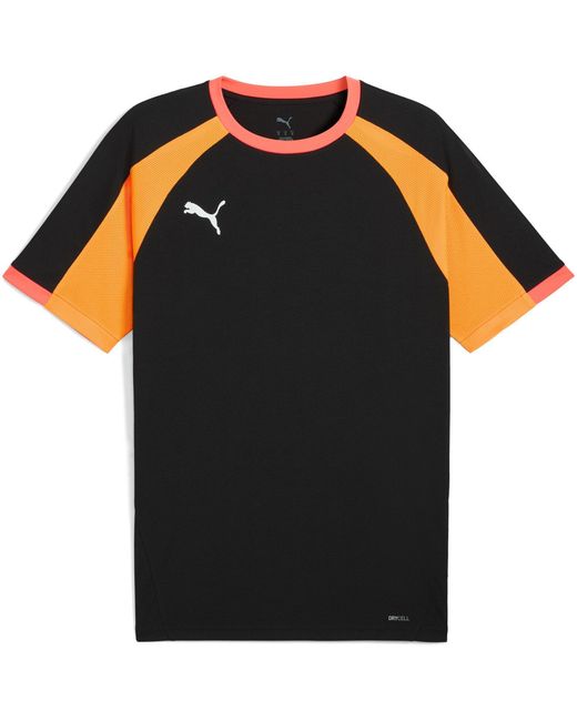 PUMA Black Individualliga Jersey T-Shirt for men