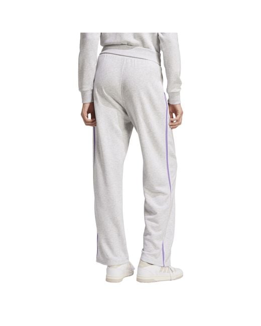 Adidas Gray Open Hem Jersey Joggers