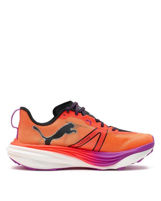 PUMA Red Deviate Nitro Elite Trail Wn Running Shoes