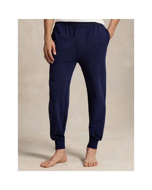 Polo Ralph Lauren Blue Lounge Zip Hoodie for men