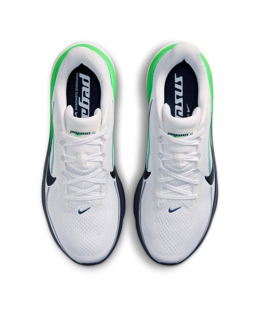 Nike Green Pegasus 42 Running Shoes for men