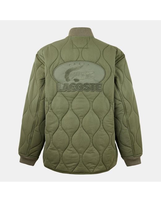Lacoste Green Blouson Lightweight Quilted Jacket for men