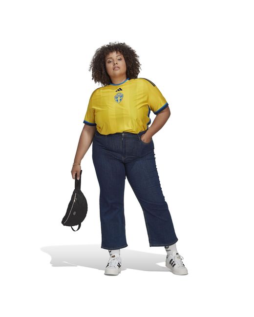 Adidas Yellow Sweden Home Shirt 2022