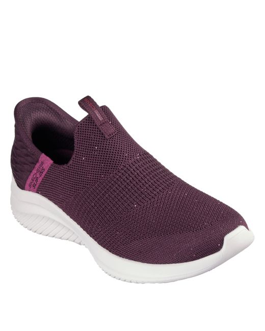 Skechers Purple Slip On Trainers