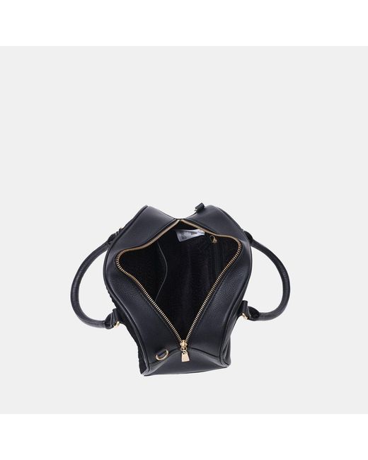 Biba Black Bowling Top Handle Bag