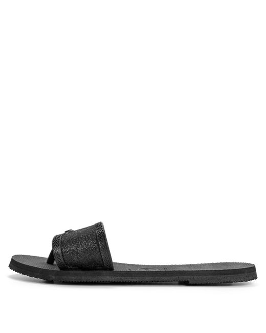 Havaianas You Angra Glitter - Sandales Mule Femme Pailletées, Confortables Et Tendance, Semelle Caoutchouc Brésilien