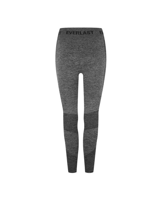 Everlast Black Seamless Logo Yoga Pants