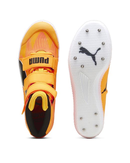 PUMA Metallic Evospeed Javelin 4 Ultraw Track Running Spikes for men