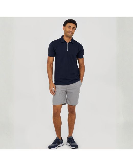 Brave Soul Blue Bs Sht Sleeved Polo Sn63 for men