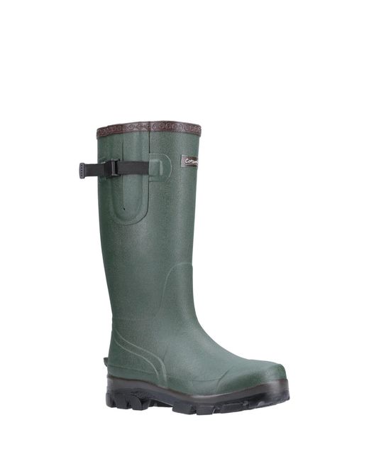 Cotswold Green Grange Buckle Fastening Wellington Boot for men