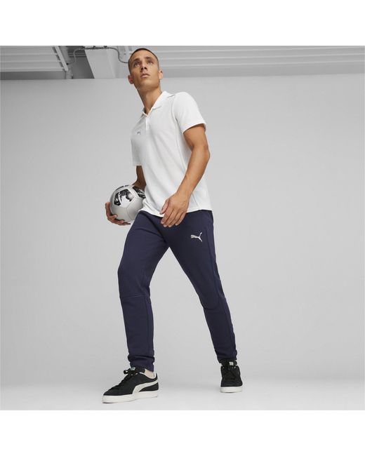 PUMA White Teamfinal Casuals Polo Shirt for men