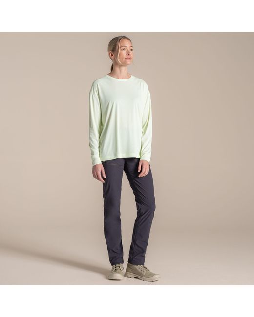 Craghoppers White Nosilife Solar Shield+ Long-Sleeved Top