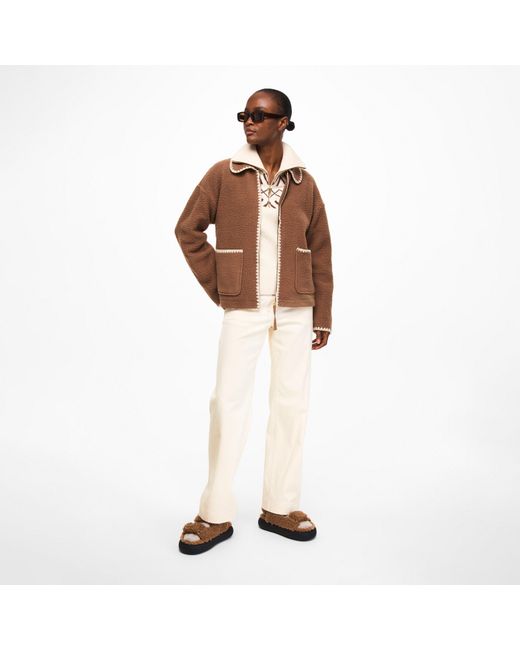 Moon Boot Brown Mn Bt Shearling Sndl Ld61