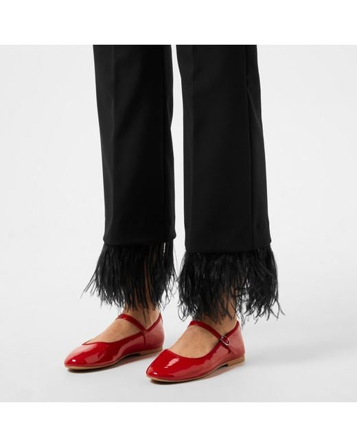 Steve Madden Red Vinetta Ballet Pumps