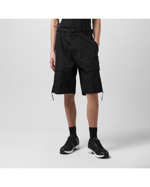 CP COMPANY METROPOLIS Black Bermuda for men