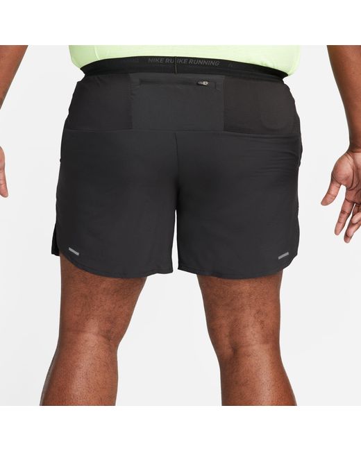 Nike Black Stride 7In Short for men