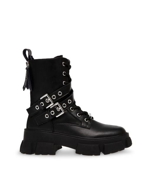 Steve Madden Black Traction Boot Slippers