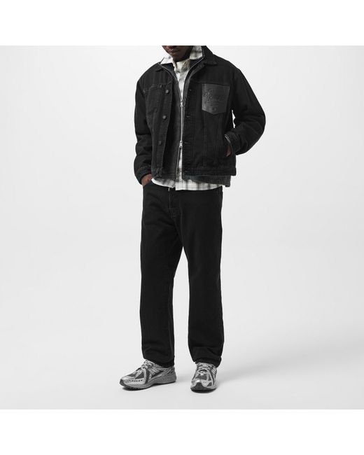 DSquared² Black Logo Patch Denim Jacket for men