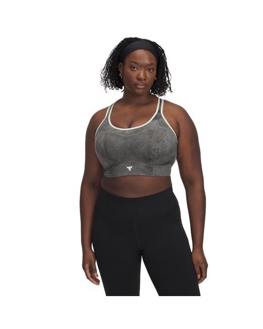 Under Armour Gray Medium Impact Sports Bra