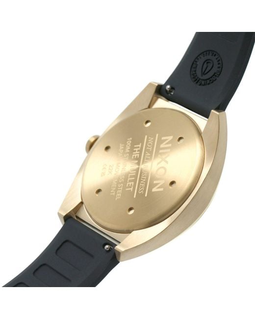 Nixon Metallic Analogue Quartz Watch for men