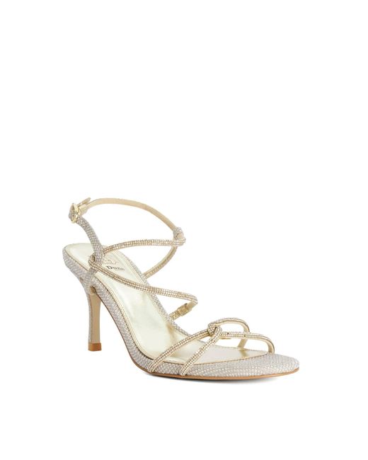 Dune Metallic Milos Heeled Sandals