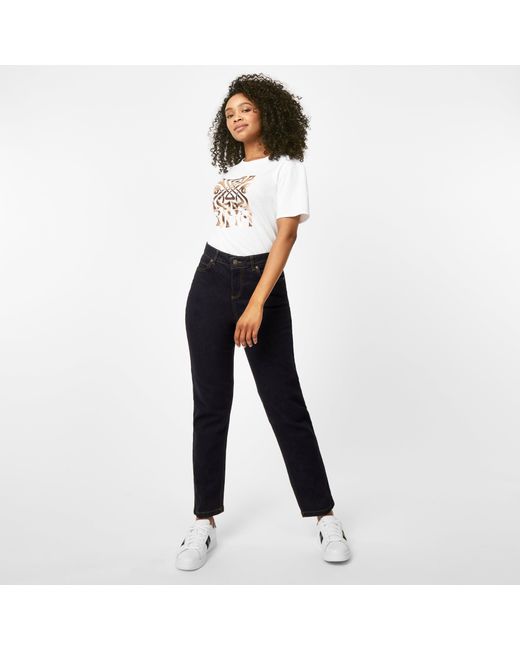 Biba Blue Kiri Slim Straight Jeans