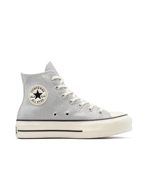 Converse White Chuck Taylor All Star Lif High-Top Trainers