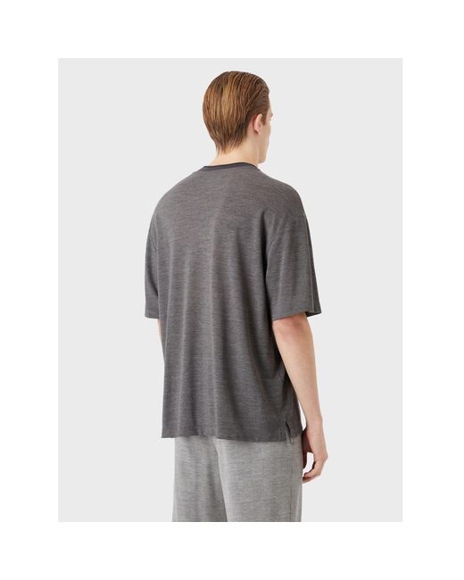Emporio Armani Gray T-Shirt for men