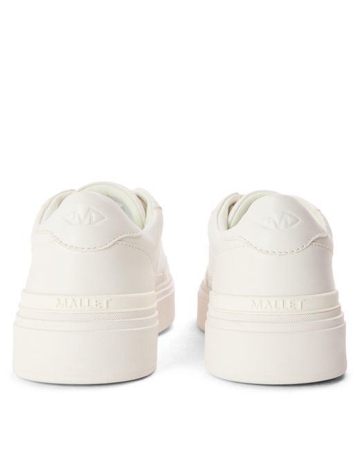 Mallet White Lansbury Low-Top Trainers