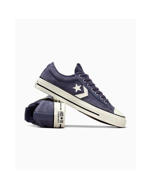 Converse Blue Adults Star Player 76 Low-Top Trainers