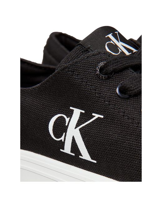 Calvin Klein Black Low-Top Trainers