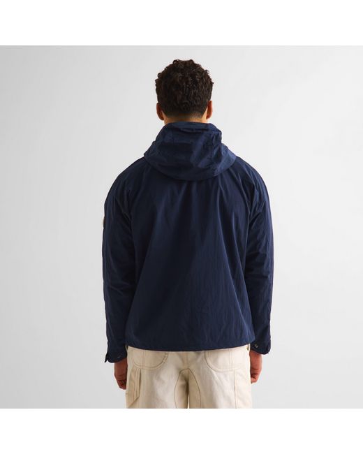 Aquascutum Blue Rain Anorak Jacket for men