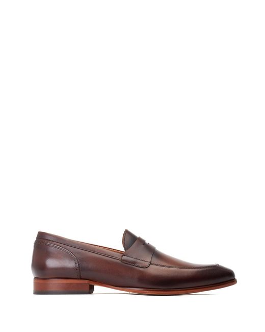 Base London Brown Bruno Penny Loafer for men