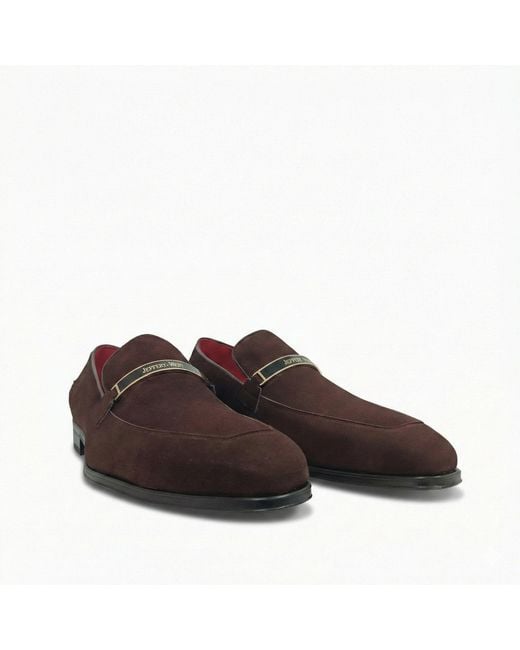 Jeffery West Black Loafers for men